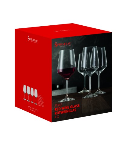 Spiegelau Rode Wijn glas (set van 4), fles bij slijterij t Bockje in Bathmen