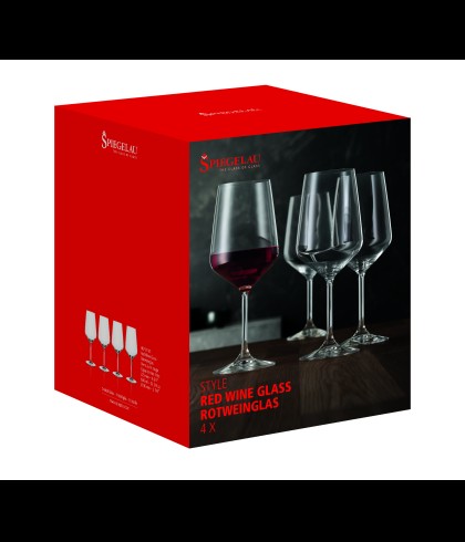 Spiegelau Rode Wijn glas (set van 4), fles bij slijterij t Bockje in Bathmen