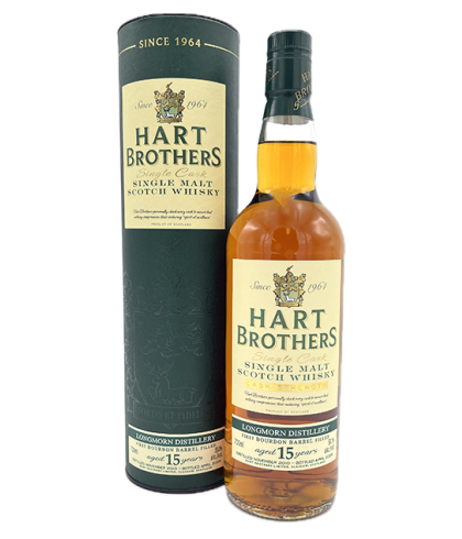 Fles Hart Brothers Longmorn 15 Years Old 2010, whisky, bij slijterij t Bockje in Bathmen