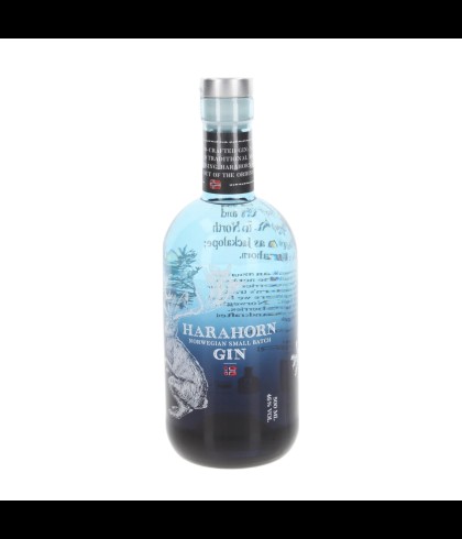 Fles Harahorn Small Batch Gin, gin, op voorraad bij slijterij t Bockje in Bathmen