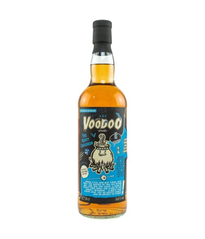 Fles Whisky of Voodoo Caol Ila 11Y, single malt whisky, op voorraad bij slijterij t Bockje in Bathmen