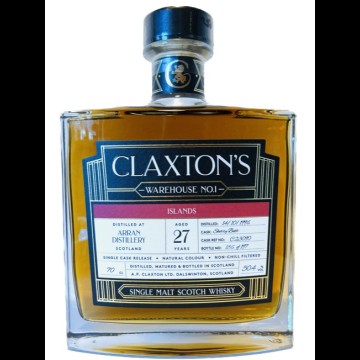 Claxton's Warehouse No.1 27 Years Old Arran