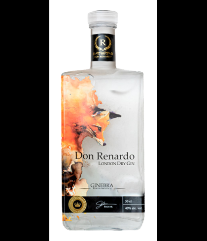 Fles Brouwhoeve Gin Don Renardo, gin, op voorraad bij slijterij t Bockje in Bathmen