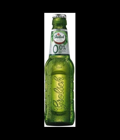 Flesje Grolsch 0,0% alcoholvrij pils van 30 centiliter, op voorraad bij slijterij t Bockje in Bathmen
