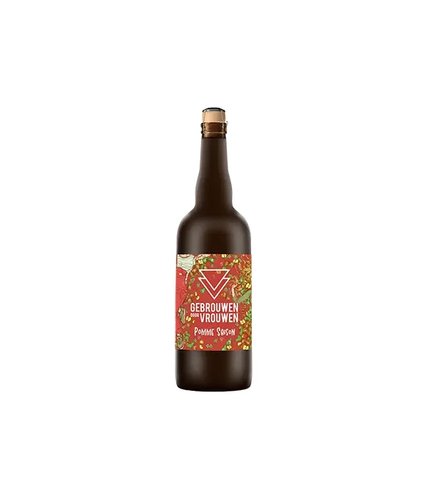 Gebrouwen door Vrouwen Pomme Saison bij t Bockje in Bathmen