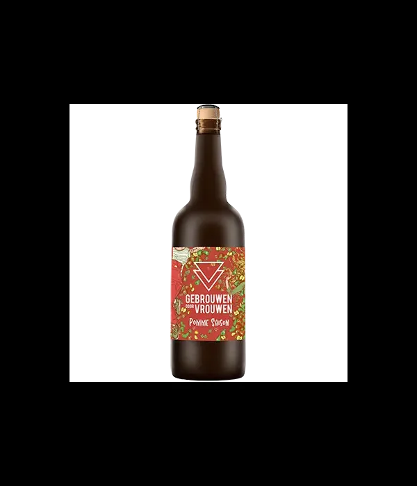 Gebrouwen door Vrouwen Pomme Saison bij t Bockje in Bathmen