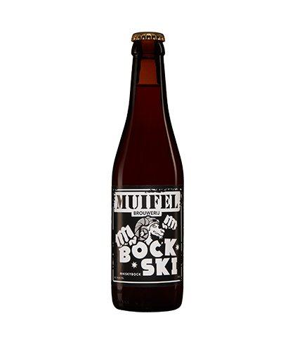 Muifel Bockski Whiskybock, bier op voorraad bij slijterij t Bockje in Bathmen