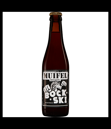 Muifel Bockski Whiskybock, bier op voorraad bij slijterij t Bockje in Bathmen