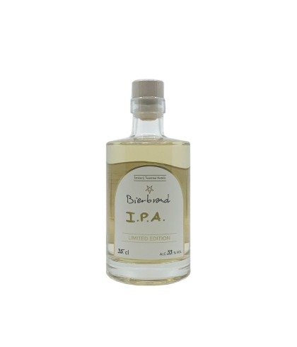 Eau de vie Twentse Ketels Bierbrand IPA, bij slijterij ’t Bockje in Bathmen