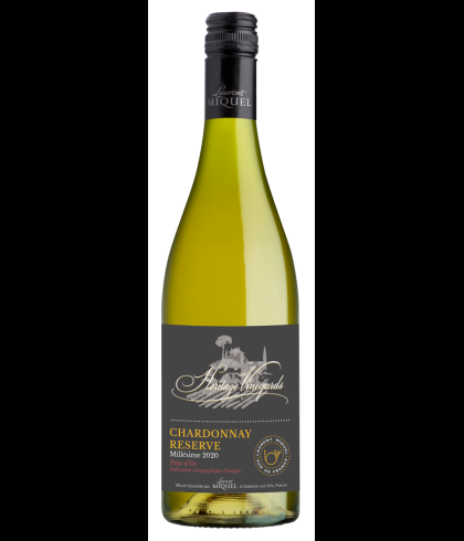 Fles Laurent Miquel Héritage Vineyards Chardonnay Réserve, wijn op voorraad bij slijterij t Bockje in Bathmen