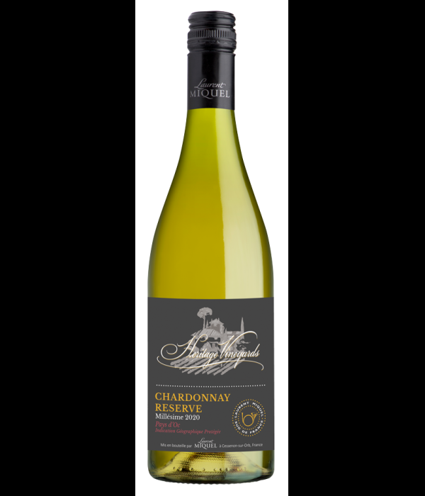 Laurent Miquel Héritage Vineyards Chardonnay Réserve, wijn bij t Bockje in Bathmen