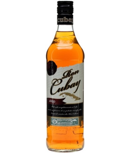 Fles Ron Cubay Añejo, rum, op voorraad bij slijterij t Bockje in Bathmen