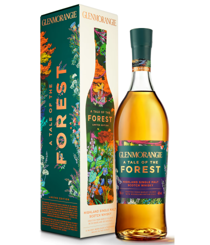 Fles Glenmorangie A Tale of the Forest, single malt whisky, op voorraad bij slijterij t Bockje in Bathmen