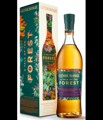 Fles Glenmorangie A Tale of the Forest, single malt whisky, op voorraad bij slijterij t Bockje in Bathmen