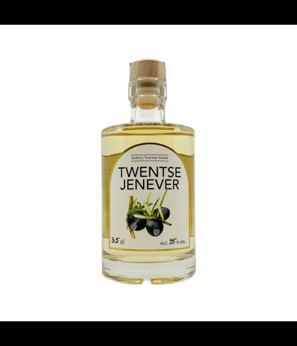 Fles Twentse Ketels Twentse Jenever, jenever, bij slijterij t Bockje in Bathmen