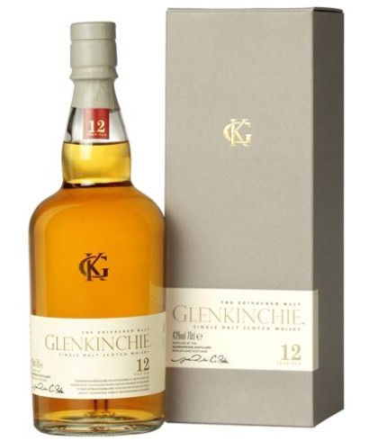 Fles Glenkinchie 12 Years Old, single malt whisky, op voorraad bij slijterij t Bockje in Bathmen