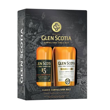 Glen Scotia Double Cask en 15Y Cadeauset