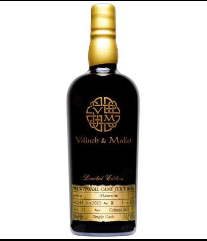 Fles Valinch & Mallet Mauritius 8YO, rum, bij slijterij t Bockje in Bathmen