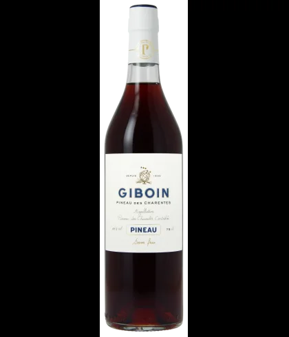 Fles Giboin Pineau Rouge van Giboin, bij slijterij ’t Bockje in Bathmen