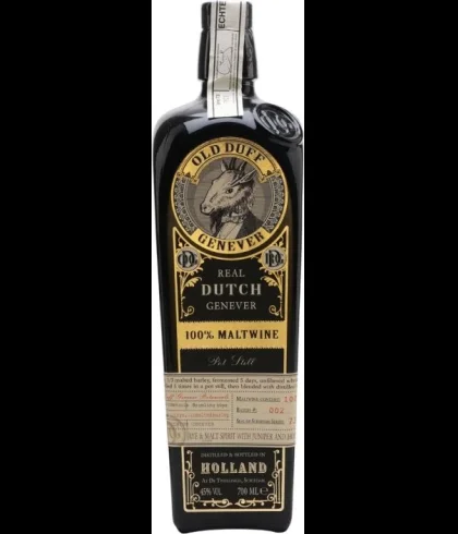 Old Duff 100% Moutwijn Jenever, jenever bij slijterij t Bockje in Bathmen
