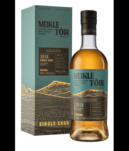 Meikle Toir 8Y 2018 Bourbon Barrel Peated #6391