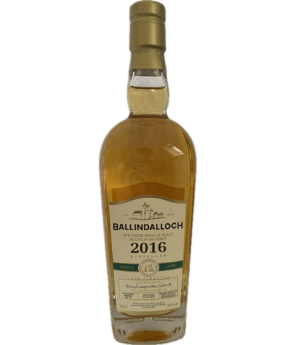 Fles Ballindalloch 2016 8 Years Old, whisky, bij slijterij t Bockje in Bathmen
