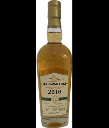 Fles Ballindalloch 2016 8 Years Old, whisky, bij slijterij t Bockje in Bathmen