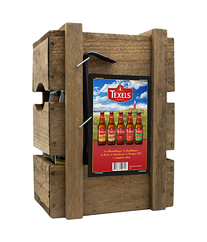 Geschenk Texels Bierbox 5 flesjes van Texels, bij slijterij ’t Bockje in Bathmen