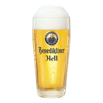 Benediktiner Hell Bierglas 25 CL