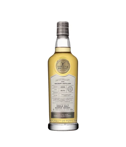 Fles Gordon en MacPhail Macduff 2009, Schotse Highland single malt uit Banff, op voorraad bij slijterij t Bockje in Bathmen