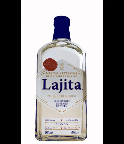 Lajita Mezcal Blanco, op voorraad bij slijterij t Bockje in Bathmen