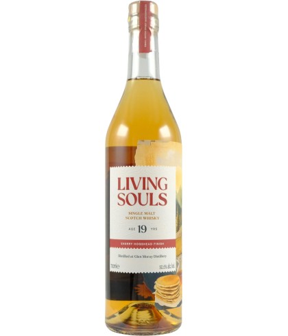 Fles Living Souls Glen Moray 19 Years Old, whisky, bij slijterij t Bockje in Bathmen