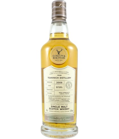 Fles Gordon and Macphail Teaninich 2009, Highland single malt whisky uit Alness, op voorraad bij slijterij ’t Bockje in Bathmen