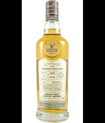 Fles Gordon and Macphail Teaninich 2009, Highland single malt whisky uit Alness, op voorraad bij slijterij t Bockje in Bathmen