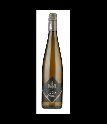 Fles Dopff au moulin just alsace, wijn op voorraad bij t Bockje in Bathmen