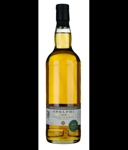 Fles Adelphi Glenlossie 13 Years Old 2011, single malt whisky, op voorraad bij slijterij t Bockje in Bathmen