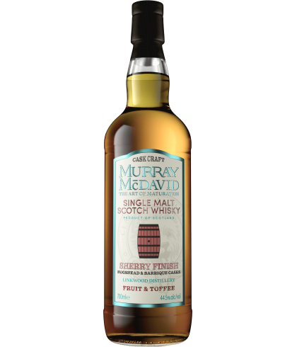 Fles Schotse whisky van bottelaar Murray McDavid, op voorraad bij slijterij t Bockje in Bathmen