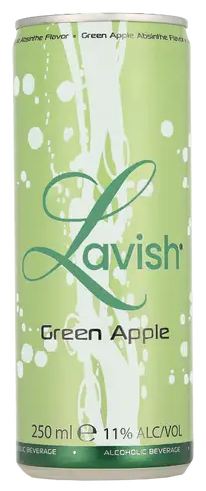 Pre-mix Lavish Green Apple Absinthe van Lavish, op voorraad bij slijterij ’t Bockje in Bathmen
