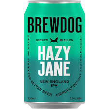 Fles Brewdog Hazy Jane, bier van Brewdog, op voorraad bij slijterij t Bockje in Bathmen