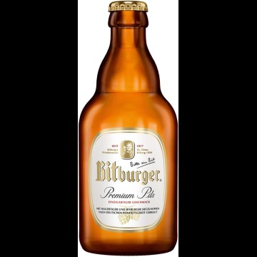 Bitburger pils fles 33cl.