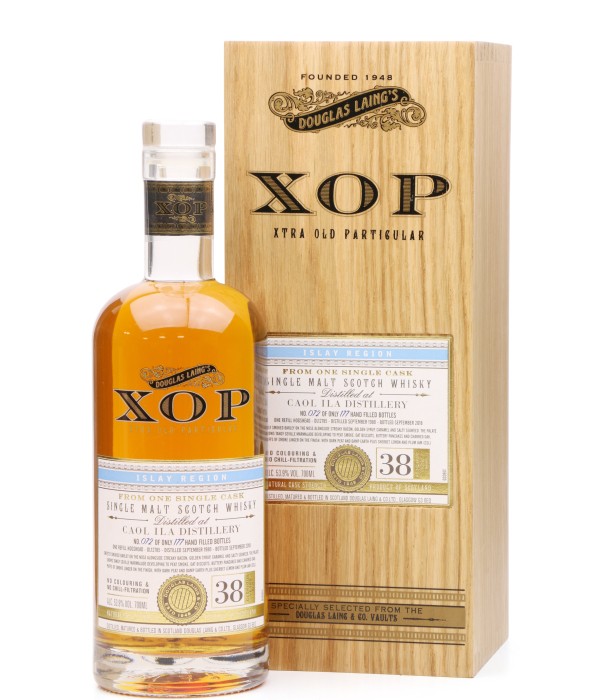 Caol Ila XOP Douglas Laing’s 38 Years Old 1980 bij t Bockje in Bathmen
