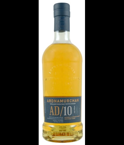 Fles Ardnamurchan AD/10 Years Old, single malt whisky, op voorraad bij slijterij t Bockje in Bathmen