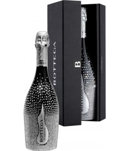 Fles Bottega Stardust Prosecco Dry, wijn op voorraad bij slijterij t Bockje in Bathmen