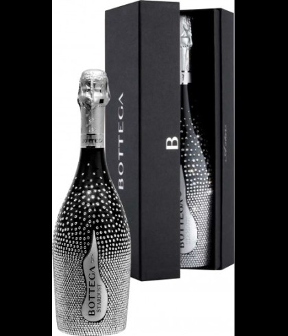 Fles Bottega Stardust Prosecco Dry, wijn op voorraad bij slijterij t Bockje in Bathmen