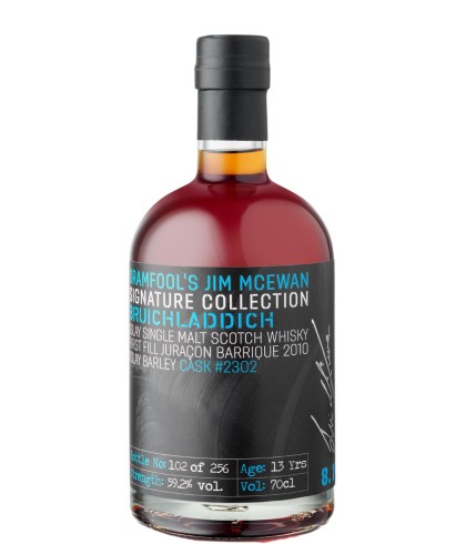 Fles Dramfool Bruichladdich 8.1 13 Years Old 2010, single malt whisky, op voorraad bij slijterij t Bockje in Bathmen