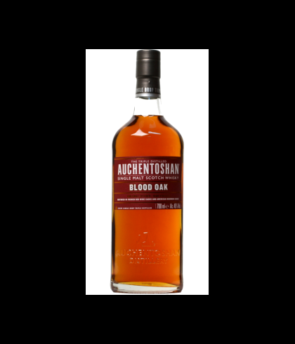 Fles Auchentoshan Blood Oak, single malt whisky, op voorraad bij slijterij t Bockje in Bathmen