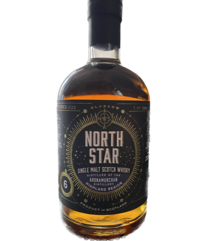 Fles North Star Ardnamurchan 6 Years Old, single malt whisky, op voorraad bij slijterij t Bockje in Bathmen