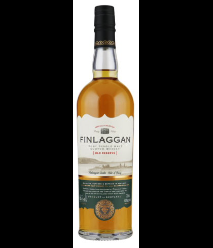 Fles Finlaggan Old Reserve, single malt whisky, op voorraad bij slijterij t Bockje in Bathmen