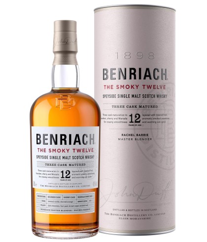 Fles Benriach The Smoky Twelve, single malt whisky, op voorraad bij slijterij t Bockje in Bathmen