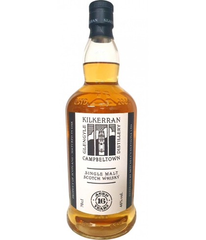 Fles Kilkerran Campbeltown 16 Years Old Single Malt, whisky, bij slijterij t Bockje in Bathmen